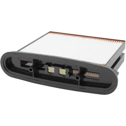 Vhbw - 2x filtre compatible avec Metabo shr 2050 m aspirateur - filtre à eau/à plis plats/HEPA noir / blanc / gris