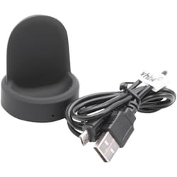 Vhbw - Câble usb compatible avec Samsung Galaxy SM-R800, sm R805 smartwatch, montre de fitness - Docking station, noir, 93 cm