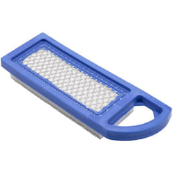 Filtre de rechange compatible avec John Deere L100, LA100, LA105, LA110, Z225 tondeuse à gazon - 18 x 8 x 3,5cm, blanc / bleu - Vhbw