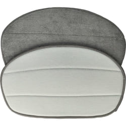 Vhbw - 2x Housses de rechange remplacement pour Leifheit 11911 pour nettoyeur à vapeur, balai vapeur - microfibre, gris