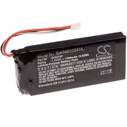 vhbw - the clever way - Batterie de rechange de haute qualité avec une grande autonomie et compatible avec votre enceinte hau ...
