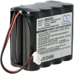 Vhbw - Batterie remplacement pour Visonic GP220AAH8YMX, 0-9912-L pour système d'alarme (2000mAh, 9,6V, NiMH)