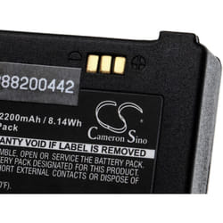 vhbw 1x Batterie compatible avec Bixolon SPP-R300, SPP-R200/II, SPP-R400 imprimante, scanner, imprimante d'étiquettes (2200mAh, 3,7V, Li-ion)