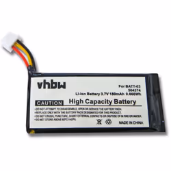 vhbw - the clever way - Batterie de rechange de haute qualité avec une grande autonomie et compatible avec votre casque audi  ...