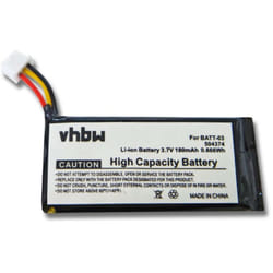 Vhbw - Batterie compatible avec Sennheiser dw Pro 30, dw Pro1, dw Pro2, dw Pro2 ml, dw sd Pro1 casque audio, écouteurs sans fil (180mAh, 3,7V, Li-ion)