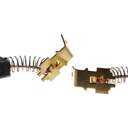 vhbw 2x balais de charbon 6 x 9 x 12,3 mm compatible avec Makita HR2400, N9504B, NHP1010, NHP1030, NHP1300S, NHP1310 outil électrique + ressort