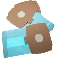Vhbw - 5x Sacs compatible avec Electrolux d 735, d 736, d 738, d 739, d 740, d 742 aspirateur - papier, 26.1cm x 15.05cm, bleu clair
