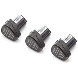 vhbw 3x Batterie compatible avec Metabo PowerMaxx BS Basic, PowerMaxx BS, PowerMaxx ASE outil électrique (1500 mAh, Li-ion, 10,8 V)