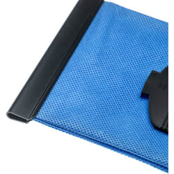 Vhbw - 1x Sac compatible avec Bosch arriva bsg 1511RU, arriva bsg 1600RU aspirateur - polyestere, 25,3cm x 17,4cm, bleu