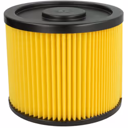 vhbw - the clever way Filtre plissé compatible pour votre aspirateur industriel, pour aspiration à sec ou humide - Finition s ...