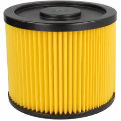 vhbw - the clever way Filtre plissé compatible pour votre aspirateur industriel, pour aspiration à sec ou humide - Finition s ...