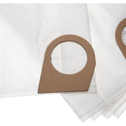 Vhbw - 5x Sacs remplacement pour Bosch 1609201628 pour aspirateur - microfibres non tissées, 55,55cm x 21.85cm, blanc