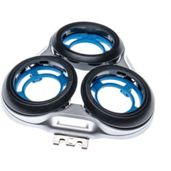 Vhbw - support de tête de rasage compatible avec Philips S5360, S5370, S5380, S5395, S5400, S5420, S5510, S5520, S5550, S5560, S5570 rasoir, argent