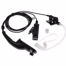 Headset compatible et de qualité pour votre talkie walkie ! Ces écouteurs sont équipés d'un microphone Push To Talk, d'un tra ...
