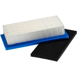 1x filtre papier, 1x filtre mousse remplacement pour John Deere AM34093 pour tondeuse tracteur - set de 2 filtres - Vhbw