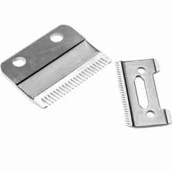 vhbw - the clever way Lames de qualité et solides pour votre tondeuse à cheveux 1x grande lame rasoir, 1x lame de précision L ...