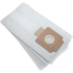 Vhbw - 5x sacs compatible avec Kärcher t 7/1 ecoefficiency, t 7/1 plus, t 7/1 Professional aspirateur - microfibres non tissées, 33,3cm x 17cm, blanc