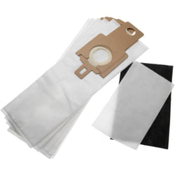 Vhbw - Lot de sacs (microfibres non tissées) + filtre avec 6 pièces compatible avec Hoover bt U3341 011, bt U3430 001, bt U3440 001 aspirateur