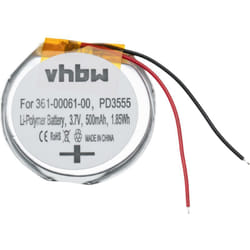 Vhbw - Batterie compatible avec Garmin Quatix 6, Quatix 6 Titanium, Quatix 6x smartwatch montre connectée bracelet fitness (500mAh, 3,7V, Li-polymère)