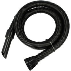 Tuyau d'aspirateur 2,7m avec raccord circulaire 32mm compatible avec Numatic PVR200 a, RSB140/1, RSV130, RSV130 1, RSV130-11 aspirateur -noir - Vhbw