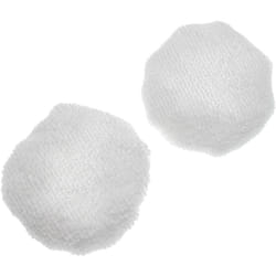 Vhbw - 2x Housses de rechange compatible avec Kärcher sc 5 EasyFix Premium, sc 5, sc 4 Premium Iron Kit nettoyeur à vapeur - microfibre, blanc