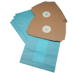 Vhbw - 10x Sacs compatible avec Electrolux / Lux d 745, d 748, d 750, d 768, d 770, d 775 aspirateur - 26,7cm x 16,7cm bleu clair