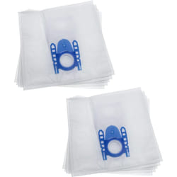 Vhbw - 10x sacs compatible avec Kärcher vc 6200, vc 6250 pet, vc 6300, vc 6300 b, vc 6350 aspirateur - microfibres non tissées, 29,8cm x 30cm, blanc