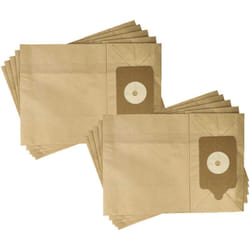 Vhbw - 10x Sacs compatible avec Numatic nqs 200, nqs 200-T, nqs 250, nsp 180-A, nsr 200-A aspirateur - 32,6cm x 23,25cm marron