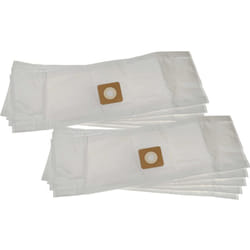 Vhbw - 10x Sacs remplacement pour Bosch 2609256F33 pour aspirateur - microfibre non tissée, 85cm x 22,75cm blanc