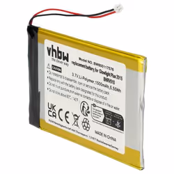 vhbw 1x Batterie compatible avec Kobo Aura H20 liseuse e-book reader (1500mAh 37V Li-polymère)