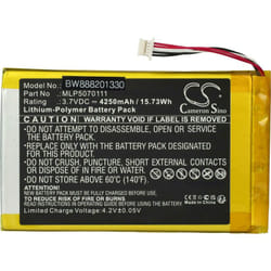 Vhbw - Batterie remplacement pour Autel MLP5070111 pour appareil de diagnostique de véhicule (4250mAh, 3,7V, Li-polymère)