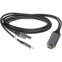 Vhbw - Câble de données 2 en 1 hdmi vers usb (câble y usb c 3.1 + usb a 2.0 vers prise hdmi) par ex compatible avec Samsung Galaxy Note 8 - 2m