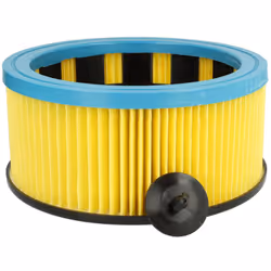 vhbw - the clever way Filtre plissé compatible pour votre aspirateur industriel, pour aspiration à sec ou humide - Finition s ...