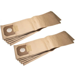 Vhbw - 10x sacs compatible avec Kärcher nt 75,5/1 Tact te, nt 75,5/1 tact, nt 45/1 Tact, nt 45/1 Tact te aspirateur - papier, 75,5cm x 20cm, marron