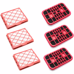 vhbw - the clever way Set de filtres de haute qualité pour votre aspirateur Avec de set de filtres de rechange de 6 pièces de ...