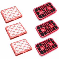 vhbw - the clever way Set de filtres de haute qualité pour votre aspirateur Avec de set de filtres de rechange de 6 pièces de ...