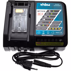 vhbw - the clever way Chargeur de haute qualité pour vos batteries d'outils Li-ion - Protection contre la surchauffe, la surc ...