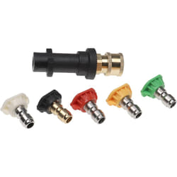 Vhbw - Lot d'accessoires 6-pcs compatible avec Kärcher K2, K3, K4, K5, K6, K7 nettoyeur haute-pression - adaptateur, embout pulvérisateur