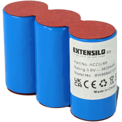 Extensilo - Batterie compatible avec Gardena Accu45 (8808), Accu60 (8800), Accu60 (8810) (3600mAh, 3,6V, NiMH)