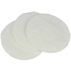 3x Pads de polissage compatible avec Kärcher fp 303 aspiro-cireuse - Set de polissage pour parquet blanc - Vhbw