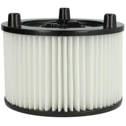 Filtre à cartouche compatible avec Bosch AdvancedVac 20 aspirateur à sec ou humide - Filtre plissé, papier / plastique, blanc - Vhbw