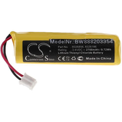 Vhbw - Pile compatible avec Dräger Pac 6000, 6500, 8000, 8500 détecteur de gaz, testeur monogaz (2700mAh, 3,6V, Li-SOCl2)