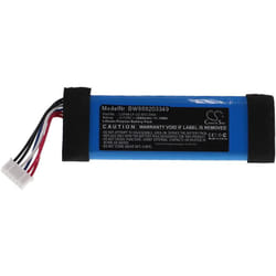 vhbw Batterie compatible avec JBL Flip 3 SE, 3 Stealth Edition, Essential enceinte, haut-parleurs (3000mAh, 3,7V, Li-polymère)