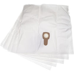 5x Sacs compatible avec Allaway C30, C40, L25, DV30 aspirateur - microfibres non tissées, 29cm x 21cm blanc - Vhbw
