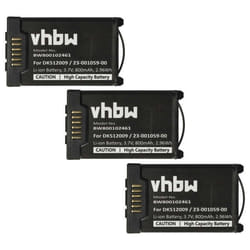 vhbw 3x Batterie compatible avec Mitel 612d 622d 632d 620d 622dt 610d 612dt 630d 600d téléphone fixe sans fil (800mAh