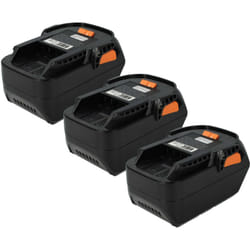 vhbw 3x Batteries compatible avec AEG BUS 18, BUS 18 X, BSB 18 STX, BSB 18 LI, BST 18X, BSS 18C outil électrique (3000 mAh, Li-ion, 18 V)
