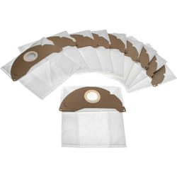 vhbw 10x sacs remplacement pour Swirl K223, K224, K225 pour aspirateur - microfibres non tissées, 24,5cm x 23,5cm, blanc