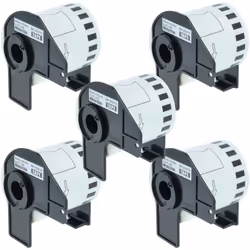 vhbw - the clever way Les étiquettes compatibles et à prix raisonnable avec support sont adaptés pour votre imprimante d'étiq ...