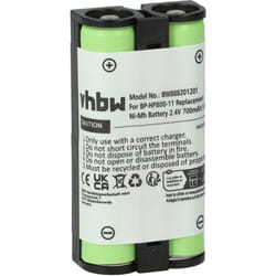 Vhbw - Batterie compatible avec Sony MDR-RF995, MDR-RF995RK, WH-RF400 casque audio, écouteurs sans fil (700mAh, 2,4V, NiMH)