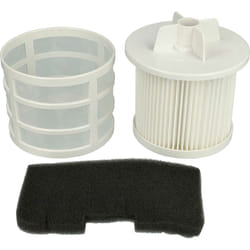 vhbw Lot de 2 filtres compatible avec Hoover SEA1RA02001 39001238, SE81VX21001 39001174 aspirateur - filtre d'échappement, filtre pré-moteur